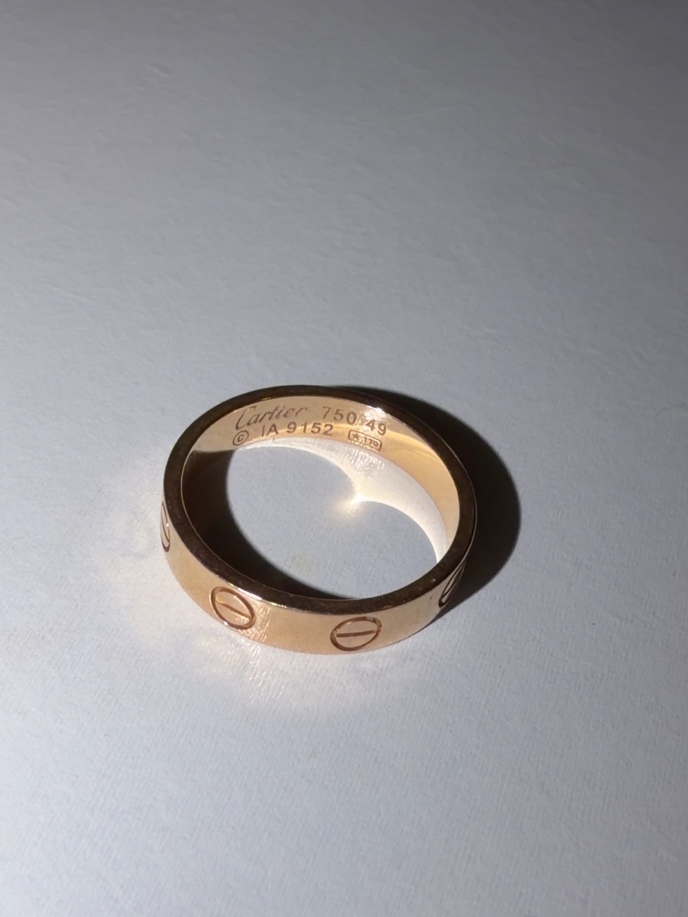 Cartier Love Band in Rose Gold Tone
